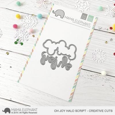 Mama Elephant Creative Cuts - Oh Joy Halo Script